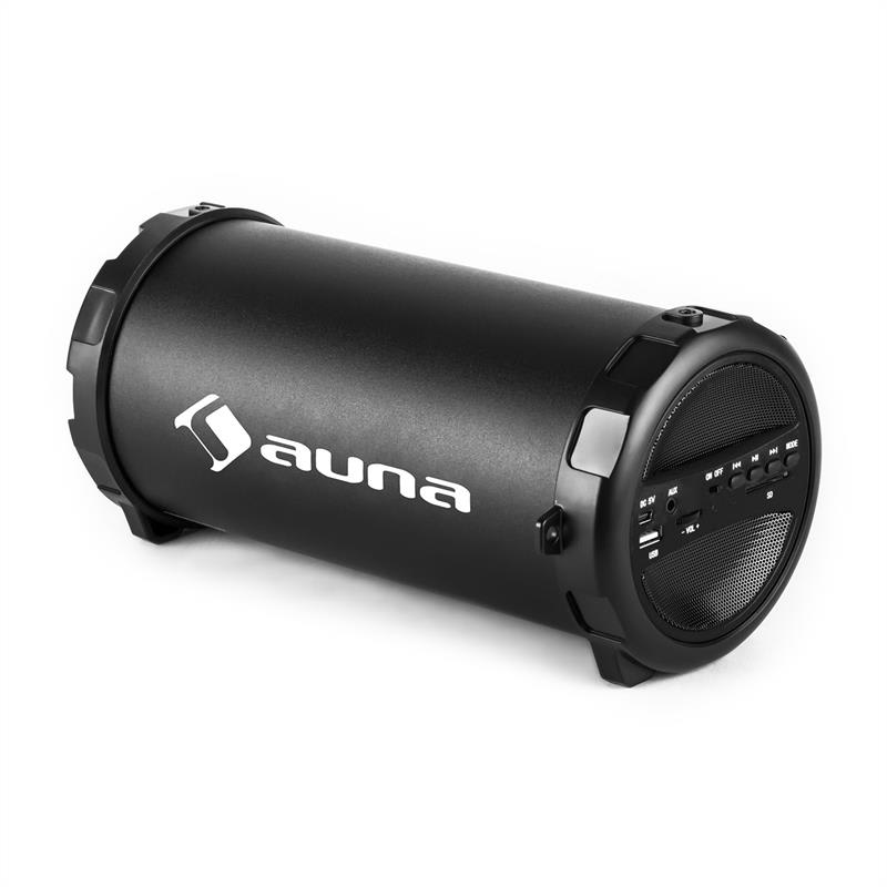 Auna oneConcept Dr. Beat, 2.1 bluetooth reproduktor, USB, SD, AUX, UKW, akumulátor, čierny – Obrázok 4