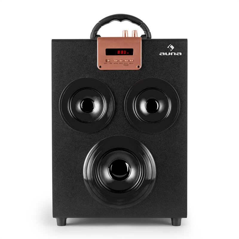 Auna Central Park, 2.1 bluetooth reproduktor, USB, SD, prenosný