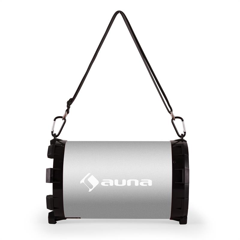 Auna Dr. Silver Boom 2.1- bluetooth reproduktor, USB, SD, AUX, akumulátor