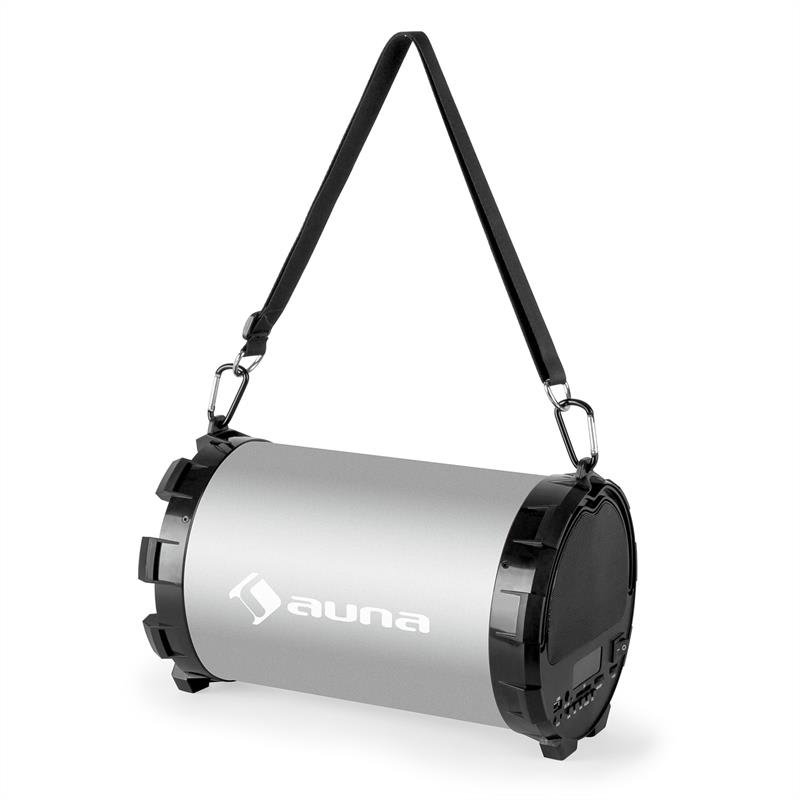 Auna Dr. Silver Boom 2.1- bluetooth reproduktor, USB, SD, AUX, akumulátor – Obrázok 5