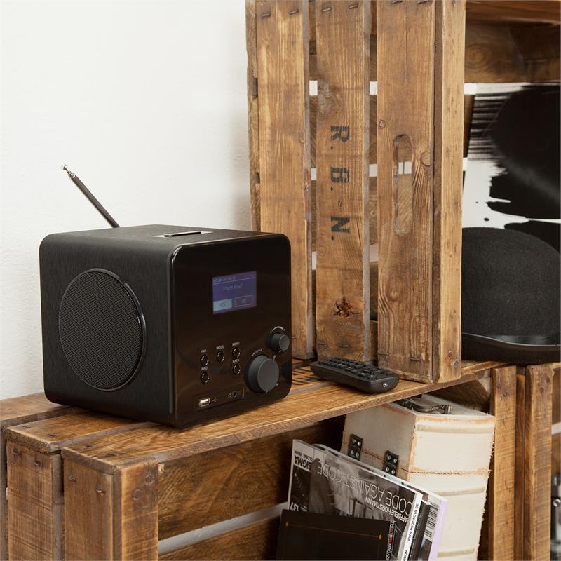 Auna Radio Gaga, internetové rádio, WLAN/LAN, DAB/DAB+, FM, USB, AUX – Obrázok 2