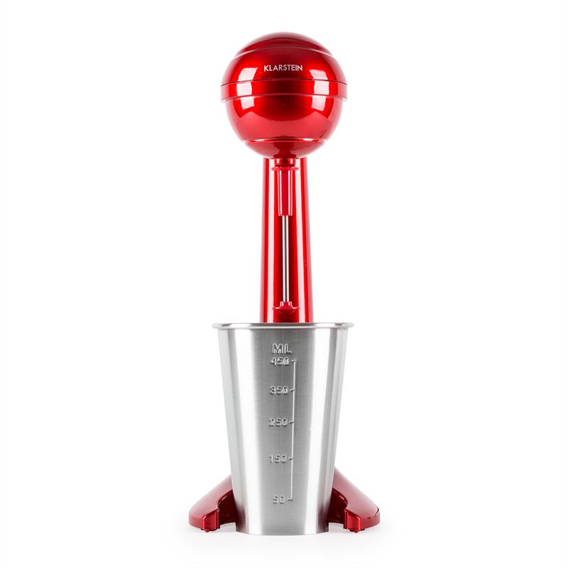 Klarstein Manhattan, 65 W, 450 ml, 25.000 ot./min., nápojový mixér, červený – Obrázok 2