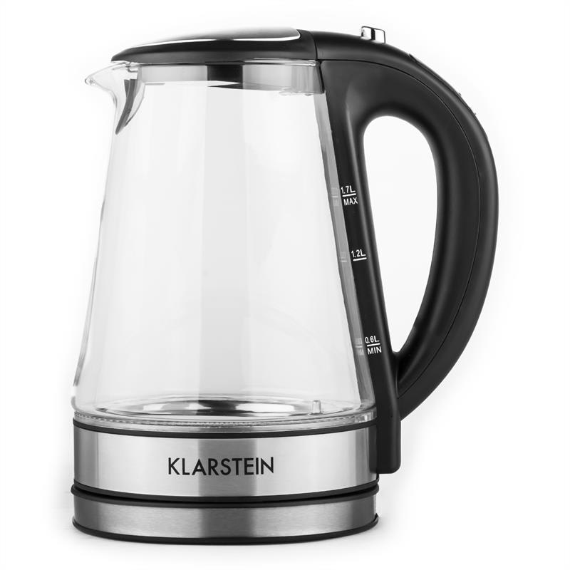Klarstein Darjeeling rýchlovarná kanvica, 2200 W, 1,7 l, varič čaju, nastaviteľná teplota – Obrázok 2