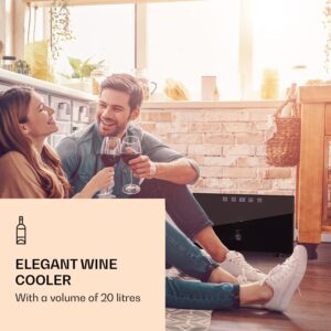 Klarstein Reserva Piccola, 8 fliaš, 25 l, chladnička na víno