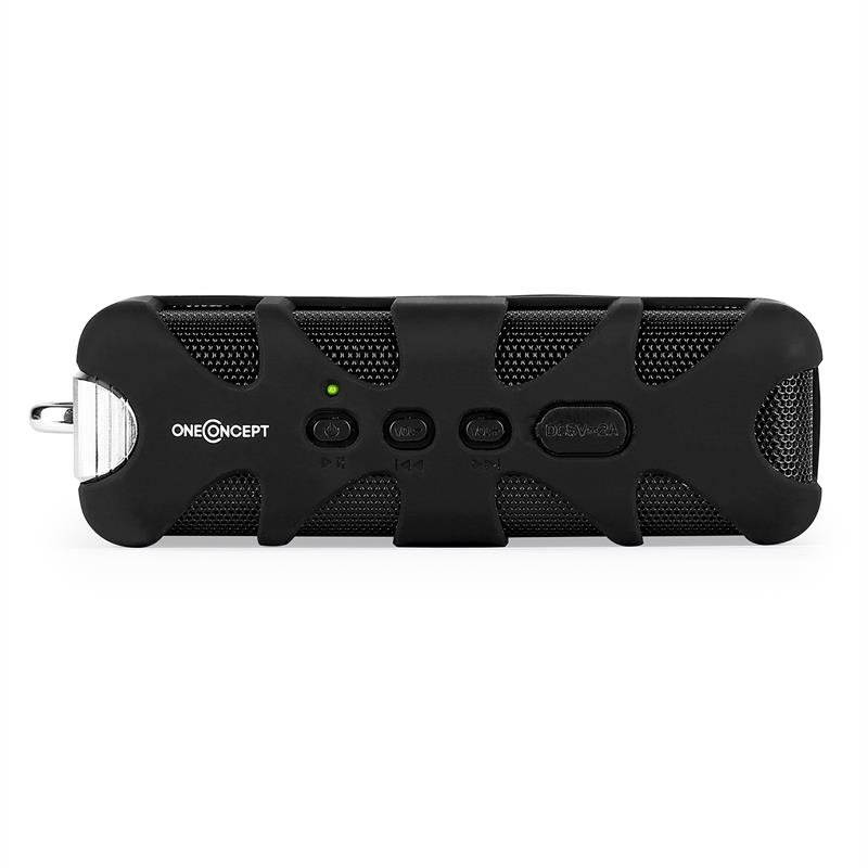 OneConcept Black Know, bluetooth reproduktor, AUX, akum.