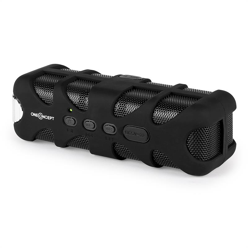 OneConcept Black Know, bluetooth reproduktor, AUX, akum. – Obrázok 3