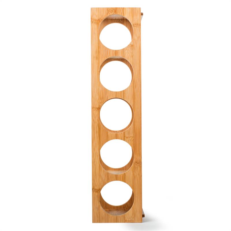 Klarstein Rack No. 3, bambusový regál na víno, stohovateľný – Obrázok 2