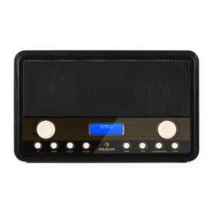 Auna Digidab, retro DAB/DAB+ digitálne rádio, prenosné, FM/AM, PPL, budík