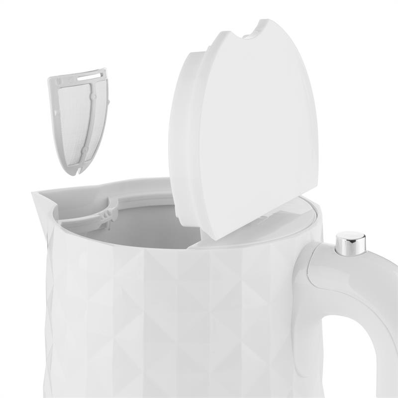 Klarstein Granada Bianca, 2200 W, 1,7 l, rýchlovarná kanvica – Obrázok 3