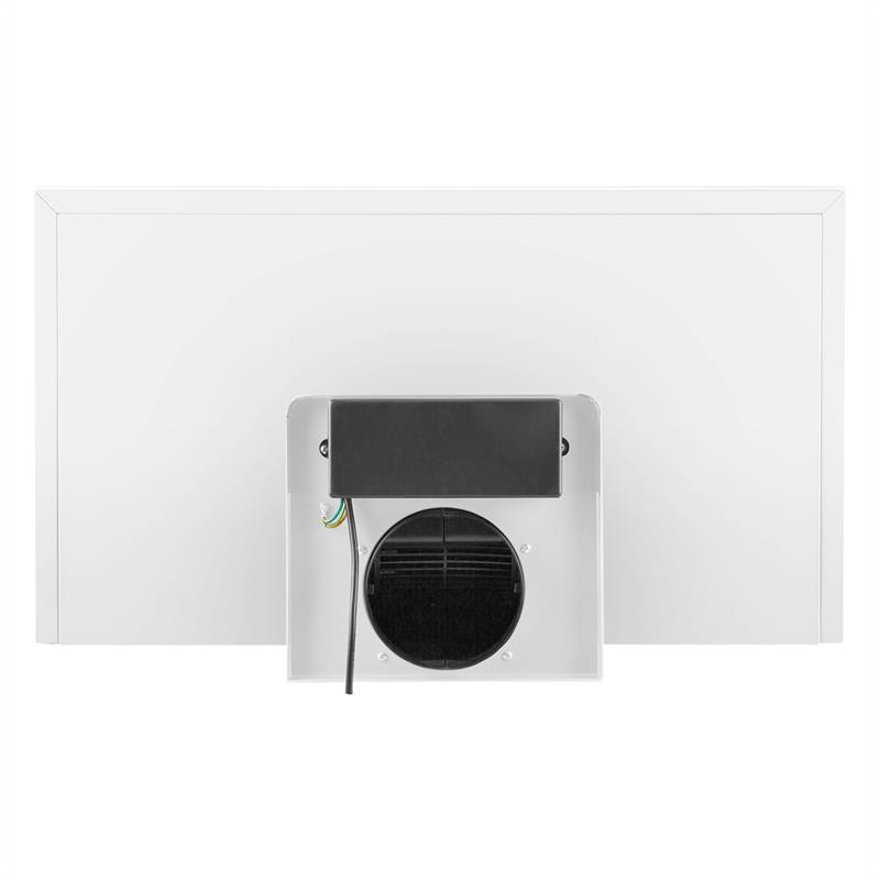 Klarstein Bon Vivant Noir, digestor, 90 cm, nástenný, 630,5 m³/h, časovač, sklo, biely – Obrázok 5