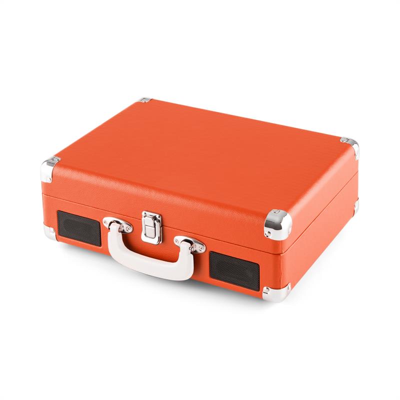 Auna Peggy Sue, retro gramofón, LP, USB, oranžový – Obrázok 4