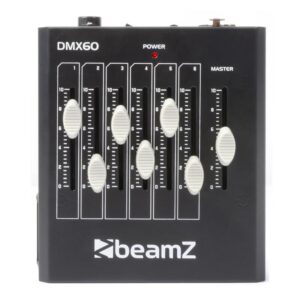 Beamz DMX60, 6-kanálový DMX ovládač svetelných efektov, XLR