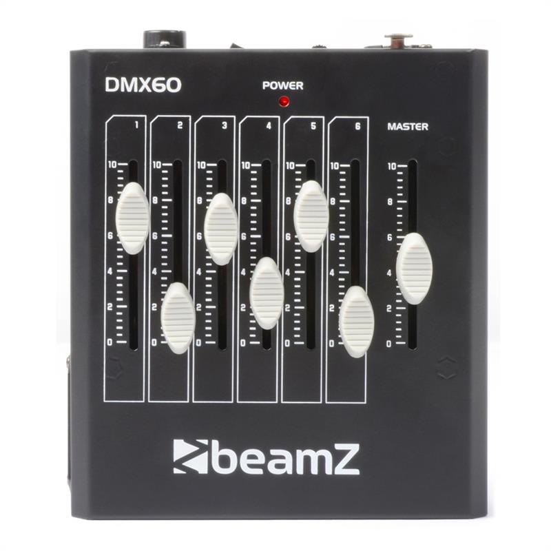 Beamz DMX60, 6-kanálový DMX ovládač svetelných efektov, XLR