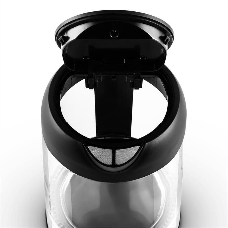 Klarstein Tiefblau, 1,7 l, 2200 W, rýchlovarná kanvica, modré LED osvetlenie – Obrázok 5