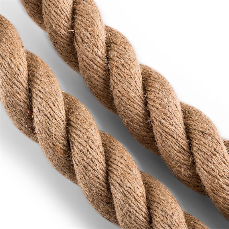 Capital Sports Klarfit Power Rope, 9m/3,8cm, kyvadlové lano s hákmi, stropné pripevnenie
