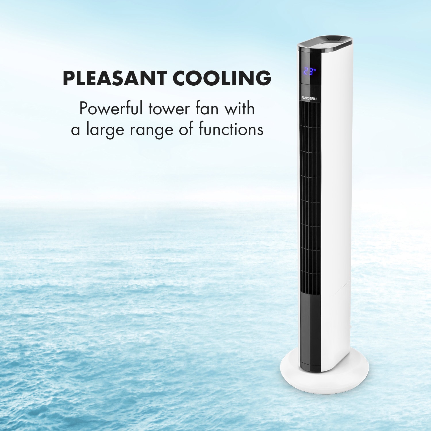 Klarstein Skyscraper 3G, stĺpový ventilátor s dotykovým ovládaním, 50 W, diaľkový ovládač – Obrázok 2