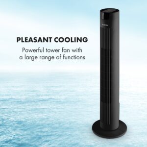 Klarstein Skyscraper 2G, stĺpový ventilátor s dotykovým ovládaním, 40 W, diaľkový ovládač, čierny