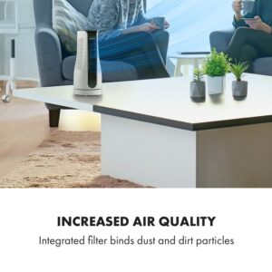 Klarstein Skyscraper Office, stĺpový ventilátor, 16 W, dotykový, biely