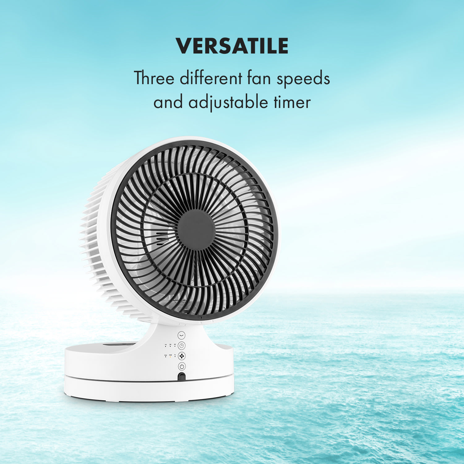 Klarstein Touchstream, stojanový ventilátor, 35 W, biely – Obrázok 3