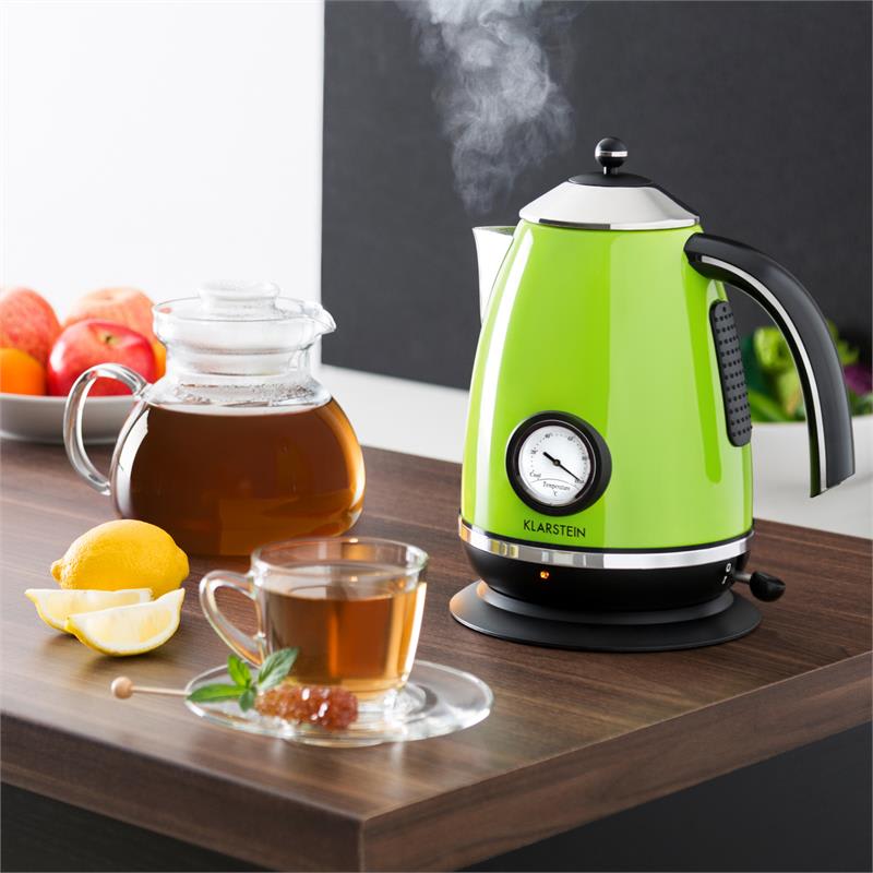 Klarstein TK7-AquavitachaletG, 2200W, zelená rýchlovarná kanvica z ušľachtilej ocele – Obrázok 4