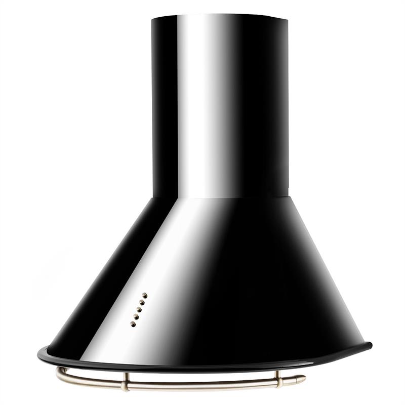 Klarstein Noir Prima, čierny, 60 cm, 430 m3/h, retro komínový digestor, nerez – Obrázok 4