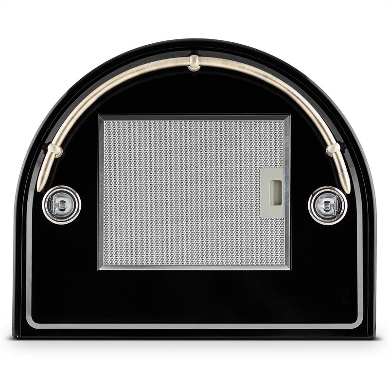 Klarstein Noir Prima, čierny, 60 cm, 430 m3/h, retro komínový digestor, nerez – Obrázok 5