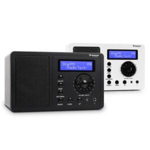 Auna DR-130 BT, biela, digitálne rádio, bluetooth, DAB+, FM