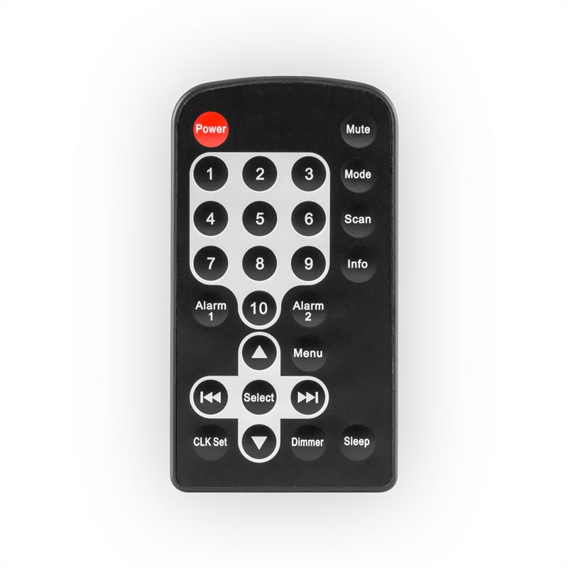 Auna DR-130 BT, biela, digitálne rádio, bluetooth, DAB+, FM – Obrázok 2