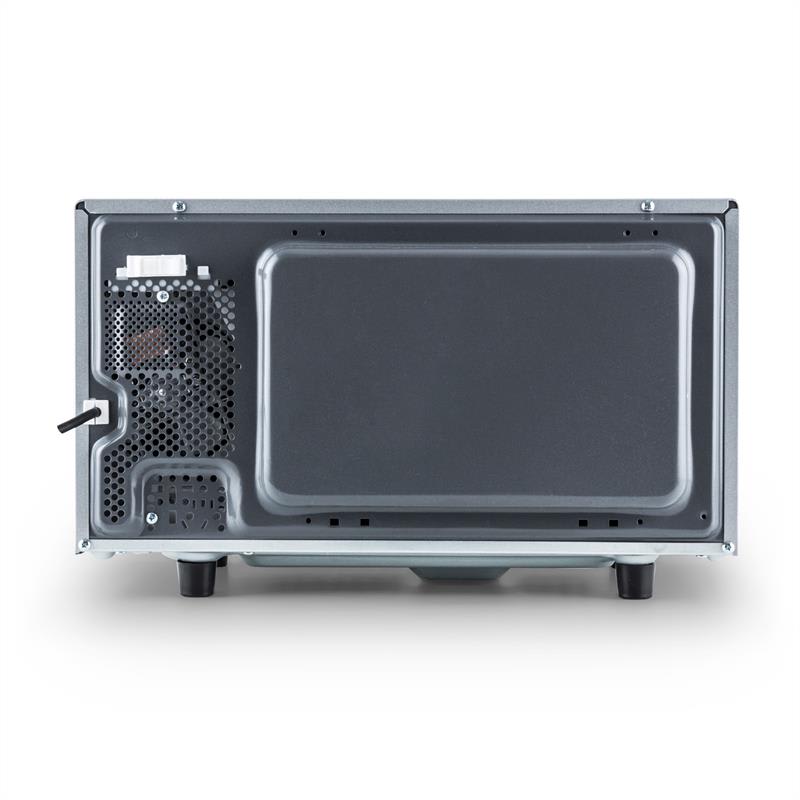 Klarstein Steelwave, 23 l, 800 W mikrovlnná rúra, 1000 W gril, nerezová oceľ, zabudovací rám – Obrázok 3