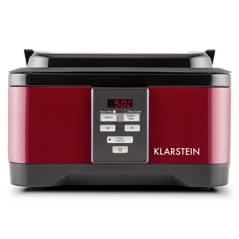 Klarstein Tastemaker Sous-vide Garer, 550 W, 6 l, elektrický hrniec, červený – Obrázok 3