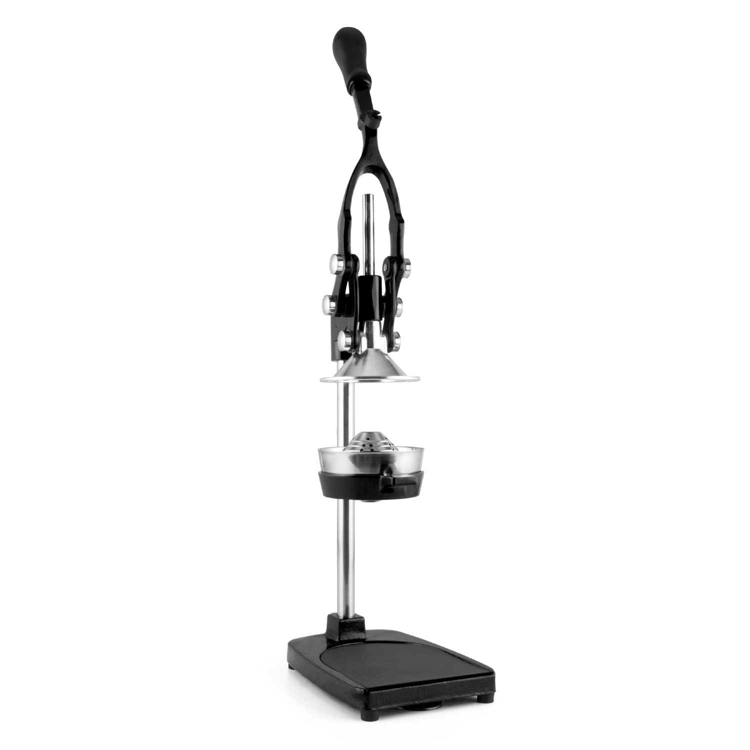Klarstein TriJuicer, čierny, pákový lis na odštavovanie, krájač hranolčekov, krájač jablka – Obrázok 3