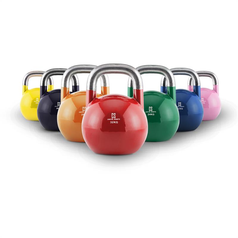 Capital Sports Compket 8, kettlebell, 8 kg, lososová – Obrázok 2