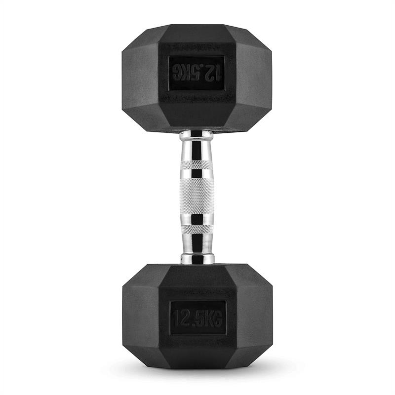 Capital Sports Hexbell 12,5, 12,5kg, dvojica krátkoručných činiek (dumbbell) – Obrázok 3