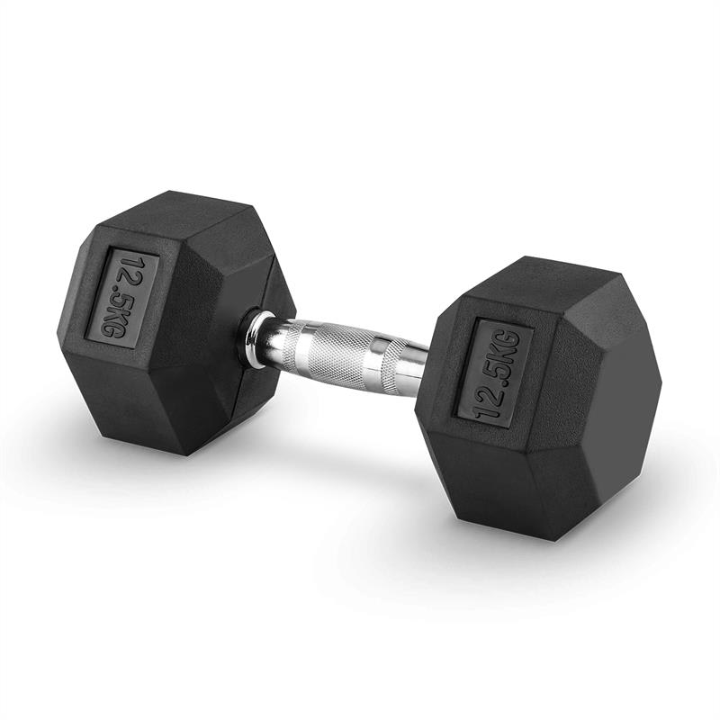 Capital Sports Hexbell 12,5, 12,5kg, dvojica krátkoručných činiek (dumbbell) – Obrázok 5