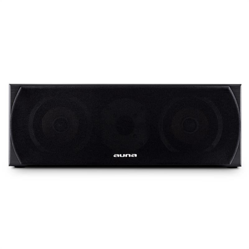 Auna Linie 501 CS-BK, 120W, pasívny centrálny reproduktor, čierny – Obrázok 3