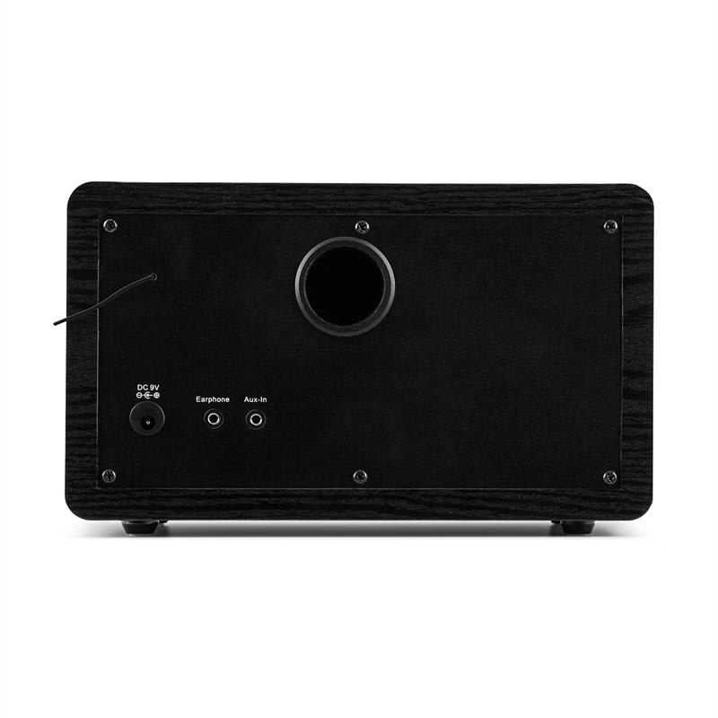 Auna IR-150, internetové rádio, FM, DLNA, WLAN, retro, diaľkové ovládanie, drevená skriňa – Obrázok 4