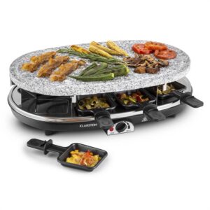 Klarstein All-U-Can-Grill, raclette gril 4 v 1, 1500 W, kamenná platňa, pre 8 osôb