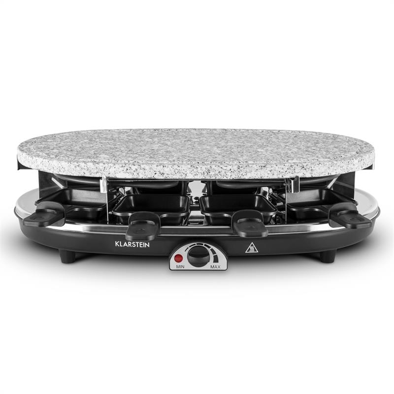 Klarstein All-U-Can-Grill, raclette gril 4 v 1, 1500 W, kamenná platňa, pre 8 osôb – Obrázok 4