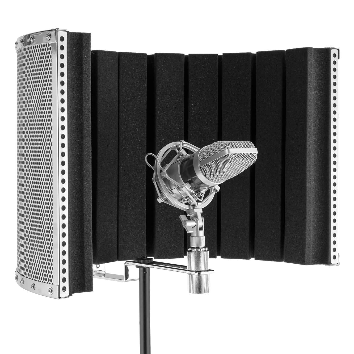 Auna Pro MP32 MKII, strieborný, mikrofónový absorbčný panel, vrátane adaptérav – Obrázok 4