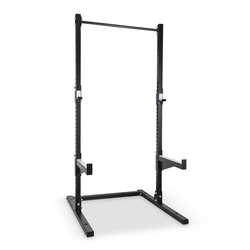 Capital Sports Saspot, čierne, dva bezpečnostné spottery, podperné ramená, poistka, max. 250 kg – Obrázok 3