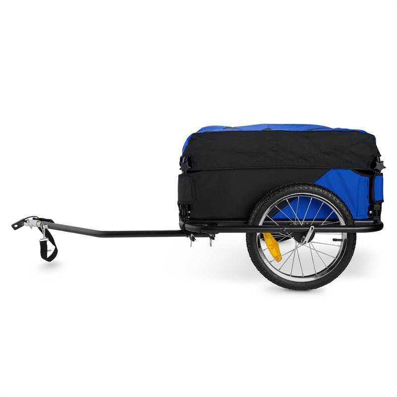 DURAMAXX Mountee, 130 l, 60 kg, príves na bicykel, nákladný vozík, oceľová tyč – Obrázok 3