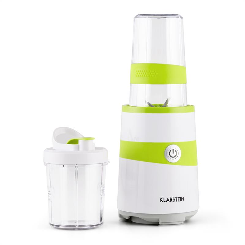 Klarstein Vitalic, 1000W, biely, stojaci smoothie mixér, 2 čepieľkové nadstavce – Obrázok 5