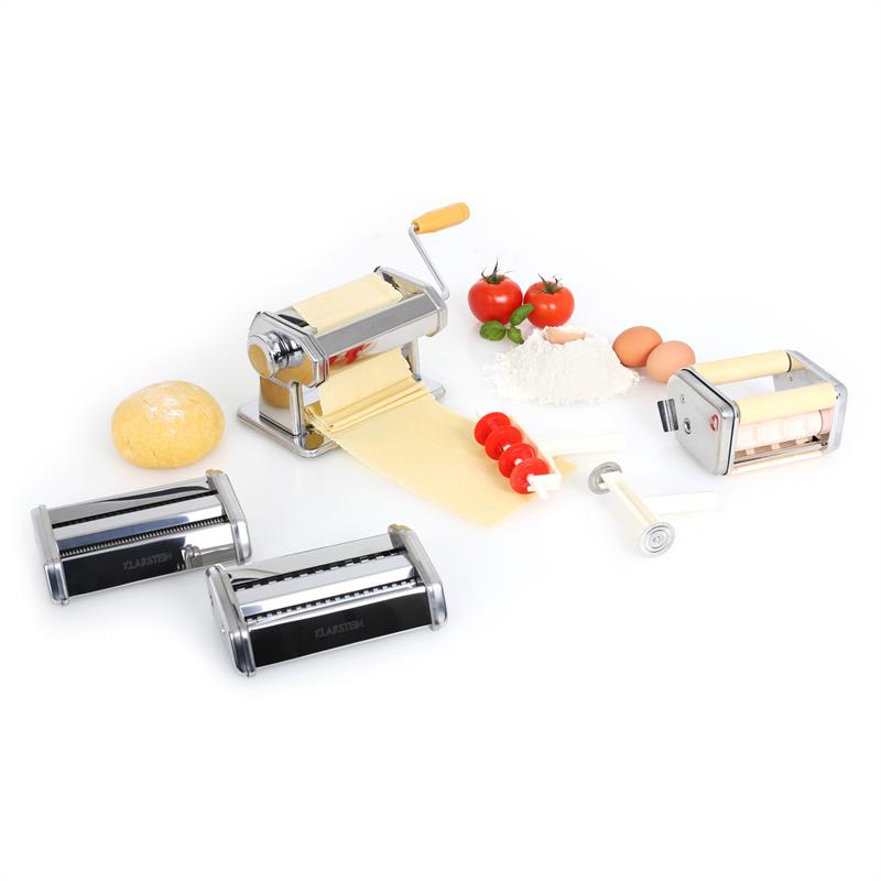 Klarstein Siena Pasta Maker, 1 mm, násada na prípravu rezancov, príslušenstvo, nehrdzavejúca oceľ