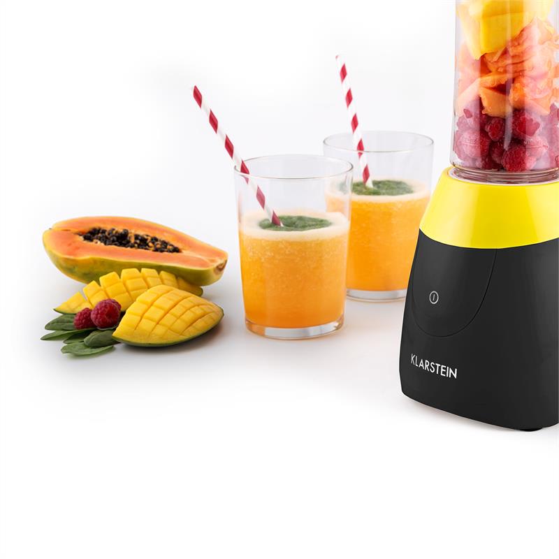 Klarstein Paradise City, 300 W, stolný mixér, príprava smoothie, tritan, bez BPA, 2 x pohár – Obrázok 3