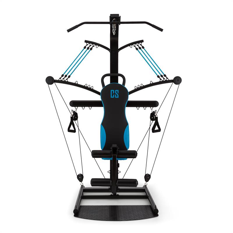 Capital Sports Hawser, posilňovacia káblová stanica, oceľ, modrá/zelená