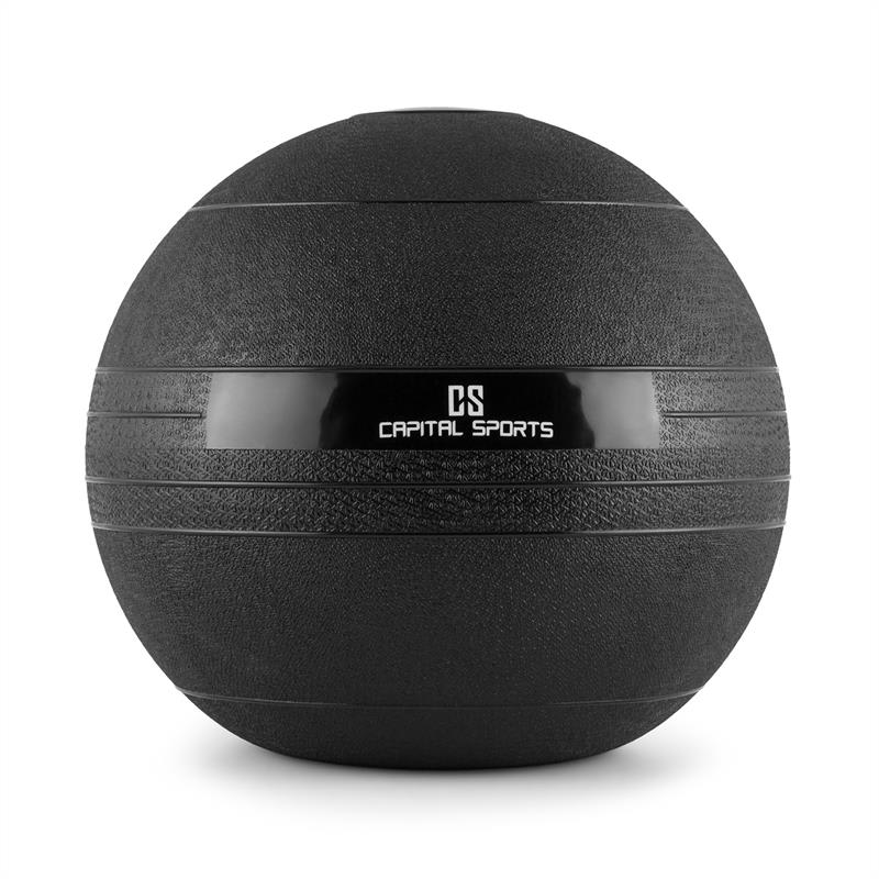Capital Sports Groundcracker, čierny, 18 kg, slamball, guma – Obrázok 2