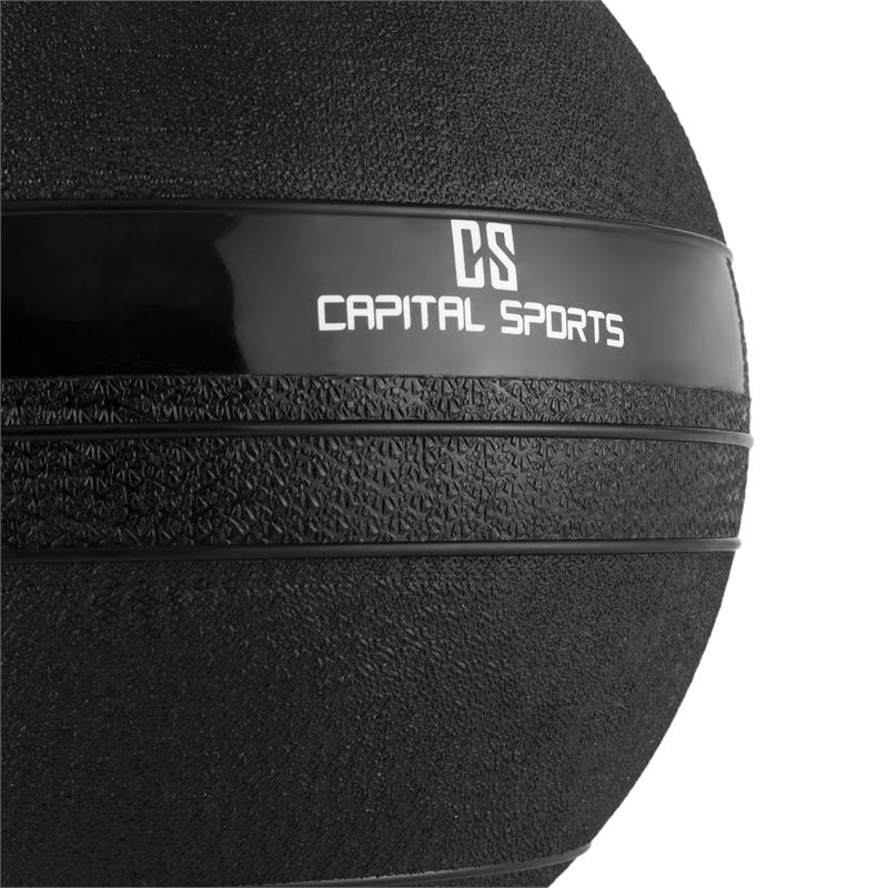Capital Sports Groundcracker, čierny, 18 kg, slamball, guma – Obrázok 4