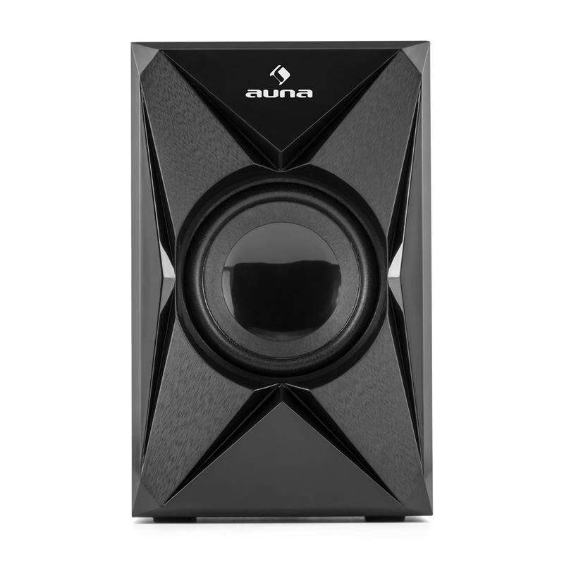 Auna X-Plus, max. 70W, čierna, 5.1-kanálový reproduktorový systém, USB, SD, AUX – Obrázok 5