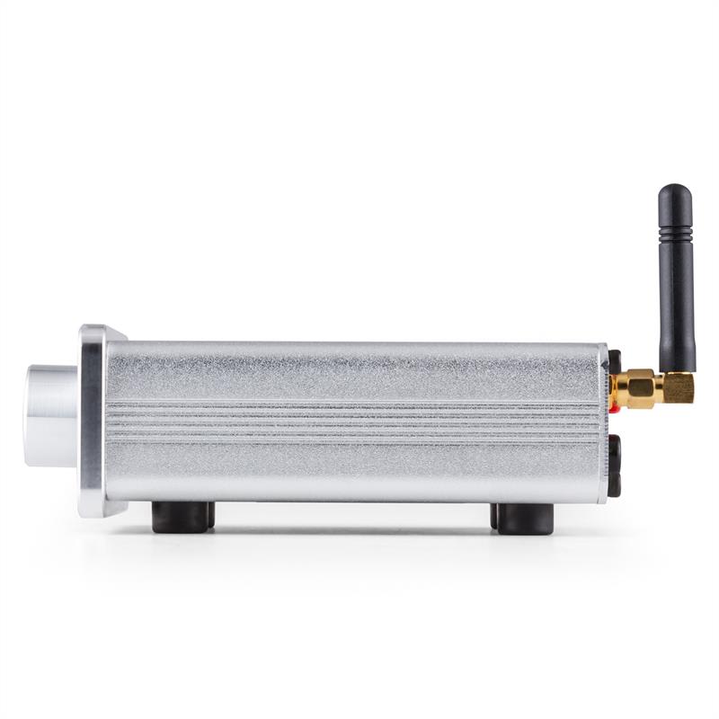 Auna BT-Bro, 40W RMS, strieborný, mini stereo zosilňovač, trieda D, bluetooth, hliník – Obrázok 3