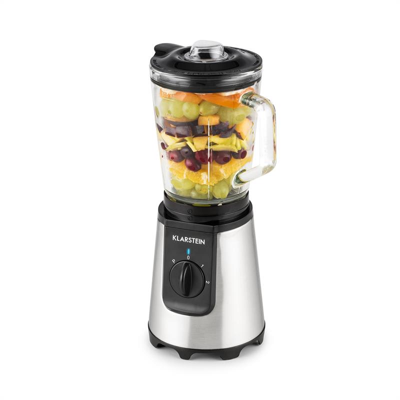 Klarstein Shiva, 350 W, čierna, stojaci mixér, mini smoothiemaker, 0,8l, bez PBA – Obrázok 2